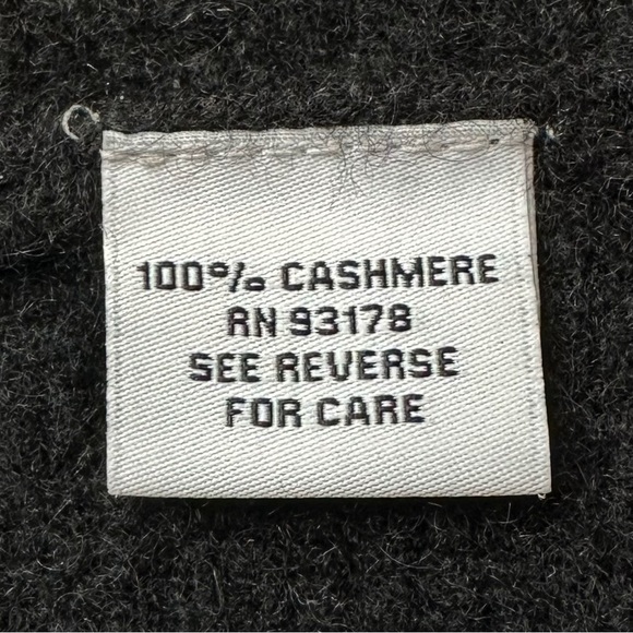 The Cashmere Project 100% Cashmere Black Open Front Cardigan, Sz Small - Picture 11 of 14